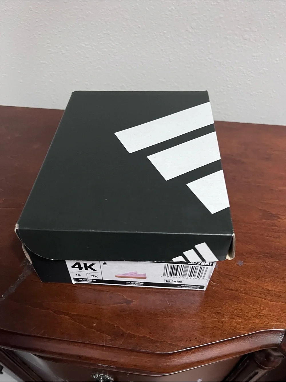Adidas Kids' Pink Velcro Sneakers